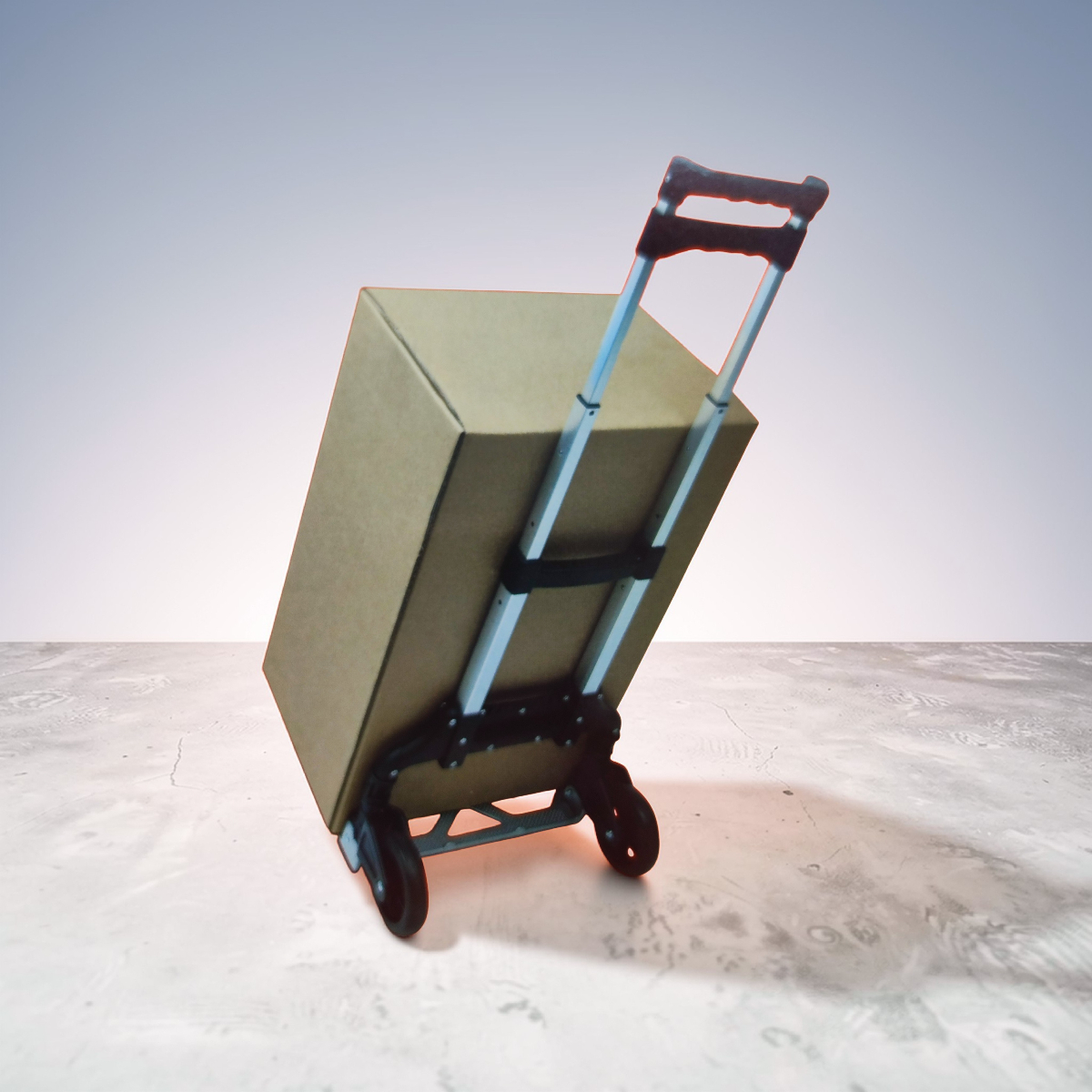 Location diable pliant/rétractable en alu, charge 70kg, 100cm