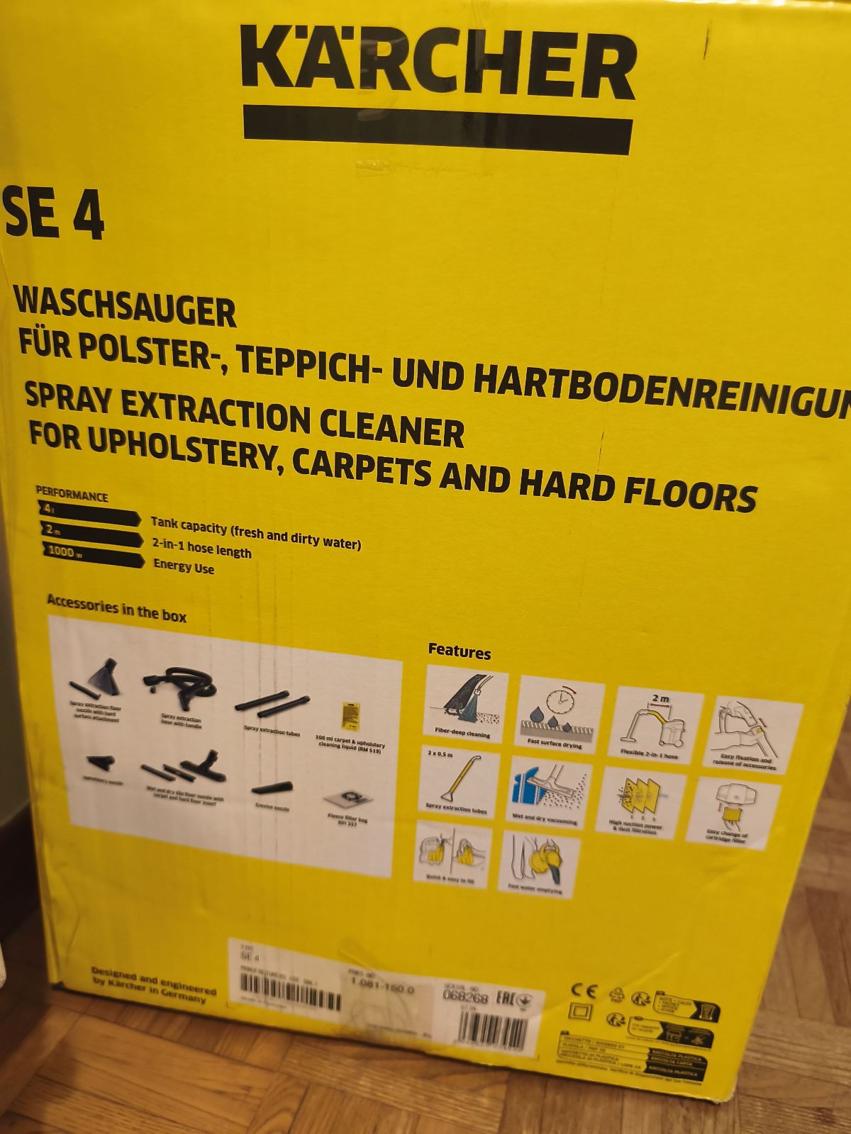 Shampouineuse Kärcher SE4